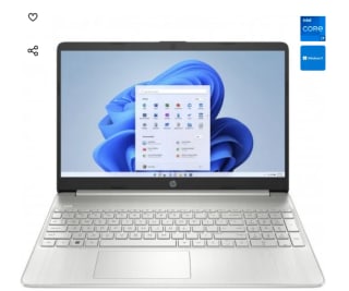 Portatil HP 15S-fq5055ns Intel Core i7-1255U/16GB/512GB SSD/15.6" po 699€