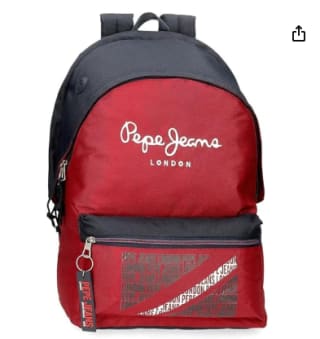 Mochila escolar dos compartimentos adaptable Pepe Jeans Clark por 24€
