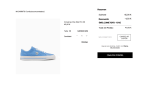 Zapatillas CONVERSE One Star Pro OX SUEDE Unisex Azul por 41,50€