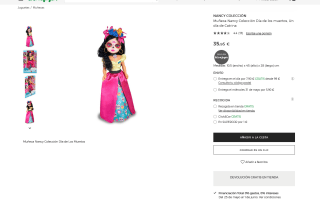Muñeca Nancy Colección Día de los muertos Un día de Catrina por 35,95€