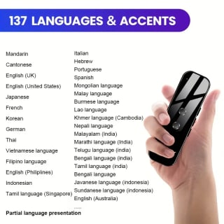 Traductor De Idiomas Inteligente Portátil por solo 28€