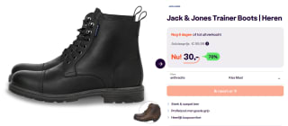 Jack&Jones boots enkel maat 46 -70% bij ibood.com