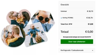 Gepersonaliseerde onderzetters 6 stuks gratis met de code