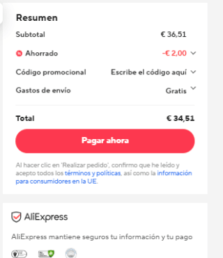 Nuevos Cupones Aliexpress hasta 18€ descuento