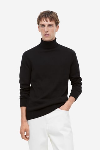 Suéter Cuello Alto Slim Fit por $169 en H&M