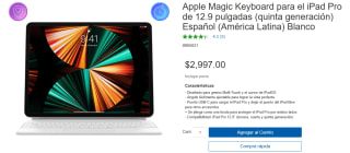 Apple Magic Keyboard para iPad Pro 12.9" por $2,997 | Descuento Costco