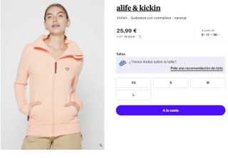 Sudadera para Mujer alife & kickin VIANAAK por 25.99€