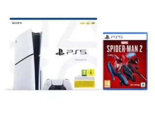 Consola Playstation 5 Slim (Lector), Chasis D, 1TB + Spiderman 2 por 459,95€