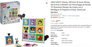 Lego 100 jaar Disney animatiefiguren (43221) voor €27,49 via Amazon