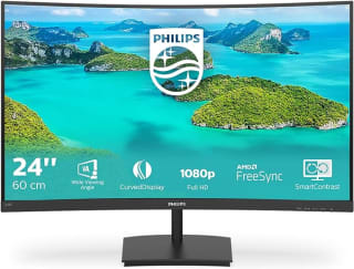 Monitor Philips 241E1SC- 24", FHD, 75Hz, VA, FlickerFree por 109,90€