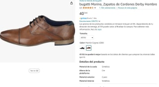 Zapatos de piel, de Cordones Derby Hombre marca Bugatti por 40,74€