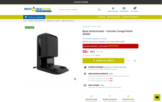 Cecotec Conga Home 10000 base autovaciado por 53€