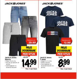 Jack&Jones kleding vanaf €8,99 bij de Vomar