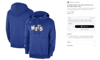 Sudadera para Hombre de los Brooklyn Nets Nike City Edition por 58.8€