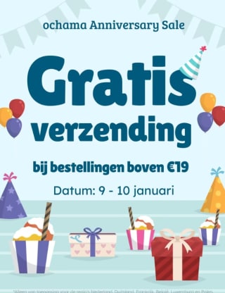 Gratis verzending bij Ochama