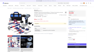 Juego de 178 Herramientas WORKPRO por 35,75€