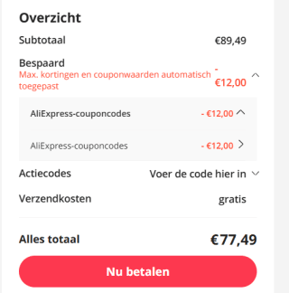 TwindleShop® Laresar - Steelstofzuiger Draadloos - V7 voor €77,49 dmv code bij Aliexpress