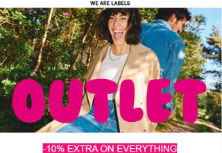 10% extra kassakorting op alles bij We Are Labels