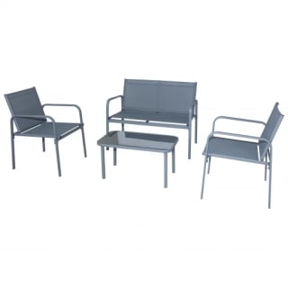 Conjunto de Jardín Mesa + 2 Sillas + Banco, Antalya por 99€