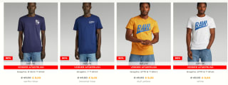 Tot 80% korting in de outlet van G-Star RAW