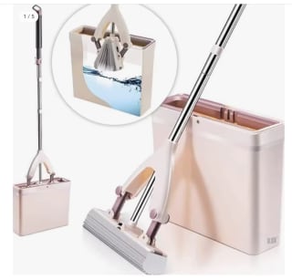 Mopa con cubo Klack K56 apto todo tipo suelos por 14,16€ (cuenta nueva por 8,50€)