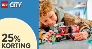 25% korting op diverse LEGO series bij Toychamp
