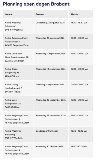 Gratis busje rijden van Arriva