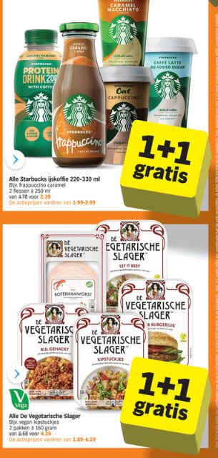 Albert Heijn Giga Gratis week met veel producten 2+3 gratis