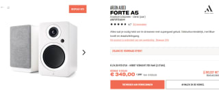 Argon Audio Forte A5 voor €349 bij HiFi Klubben