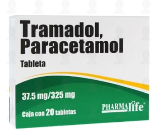 Tramadol con Paracetamol por $44.50 en Farmacias Guadalajara