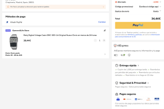 Reloj CASIO Databank CALCULADORA batería 10 años por solo 34,44€