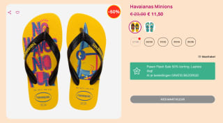 Havaianas flash sale, slippers vanaf €7,80