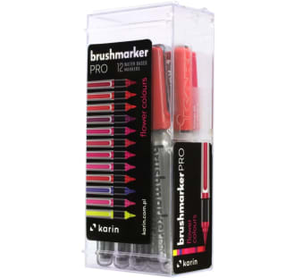 Karin Set de Rotuladores Brushmarker Pro Flowers Colours 12 Piezas a solo 13,50€