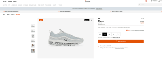 Zapatillas NIKE AIR MAX 97 Plateado por solo 108€
