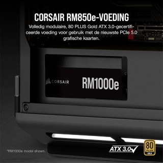 Corsair RMe Series RM850e Interne Voeding - 850 Watt - voor €109,90 bij Amazon