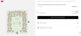 Fleurs d'Innocence parfumset met EDP Spray 50 ml + Shower Cream 75 ml voor €30,09 bij Douglas