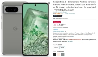 Móvil - Google Pixel 8, Verde liquen, 256 GB, 8 GB RAM, 6.2 " OLED Full HD+, Google Tensor G3, 4.575 mAh, Android por 550.05€