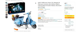 Lego modelo Vespa 125 por sólo 74,99€