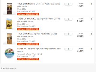 20% EXTRA en comida para perros y gatos en Tiendanimal y muchas mas cosas