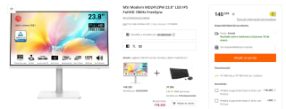 Monitor MSI Modern MD2412PW 23.8" LED IPS FullHD 100Hz por 140,33€
