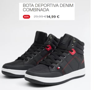 Botas Deportivas Denim para Hombre por 14.99€