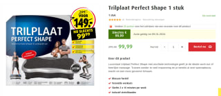 Lucovitaal Trilplaat Perfect Shape voor €99,99