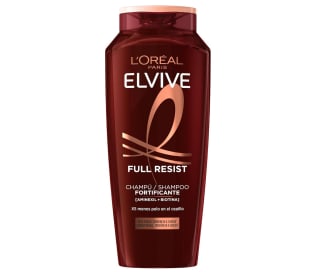 3 Champú L'Oreal Paris Elvive Full Resist Fortificante para Pelo Frágil con Tendencia a Caerse 400ml por solo 5,78€