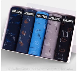 Pack de 5 calzoncillos para hombre por 11,02€