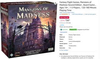 Mansions of Madness - Engelstalig Bordspel voor €64,99 dmv code bij Amazon