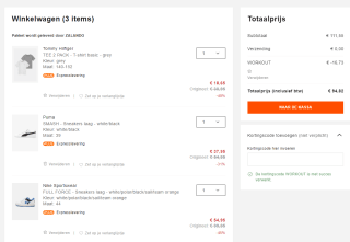 15% EXTRA korting op sport- en streetweardeals bij Zalando