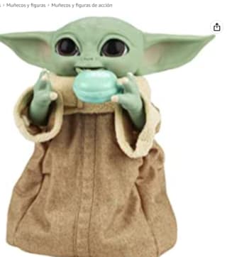 Muñeco animado Star Wars Galactic Snackin’ Grogu por 37,79