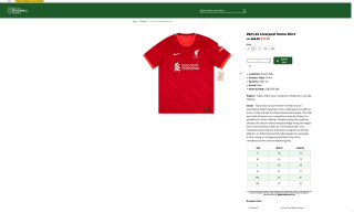 Camiseta 2021-22 Liverpool Equipacion Local por solo 29,69€