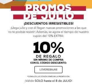 -10% descuento sin mínimo de compra desde Perfumerias Prieto