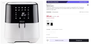 Electrodomésticos de cocina y ventiladores de techo a precios de locura